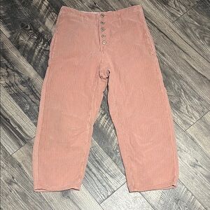 We The Free Barrel Blush Corduroy Button-Up